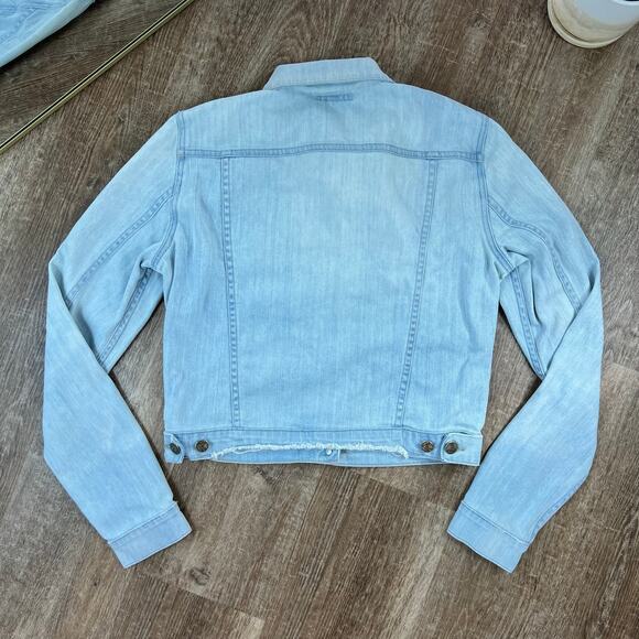 Citizens of Humanity Borderline Light Wash Denim Jacket Jean Jacket - Picture 3 of 8